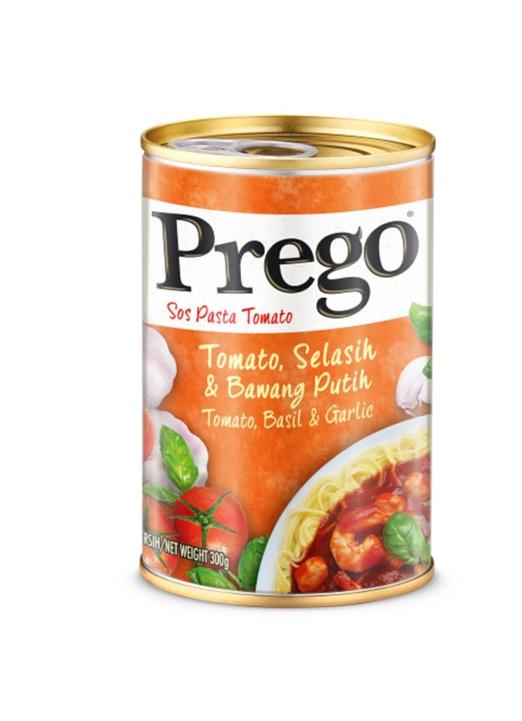 Prego Tomato Basil Garlic Paste Sauce 300gm unit