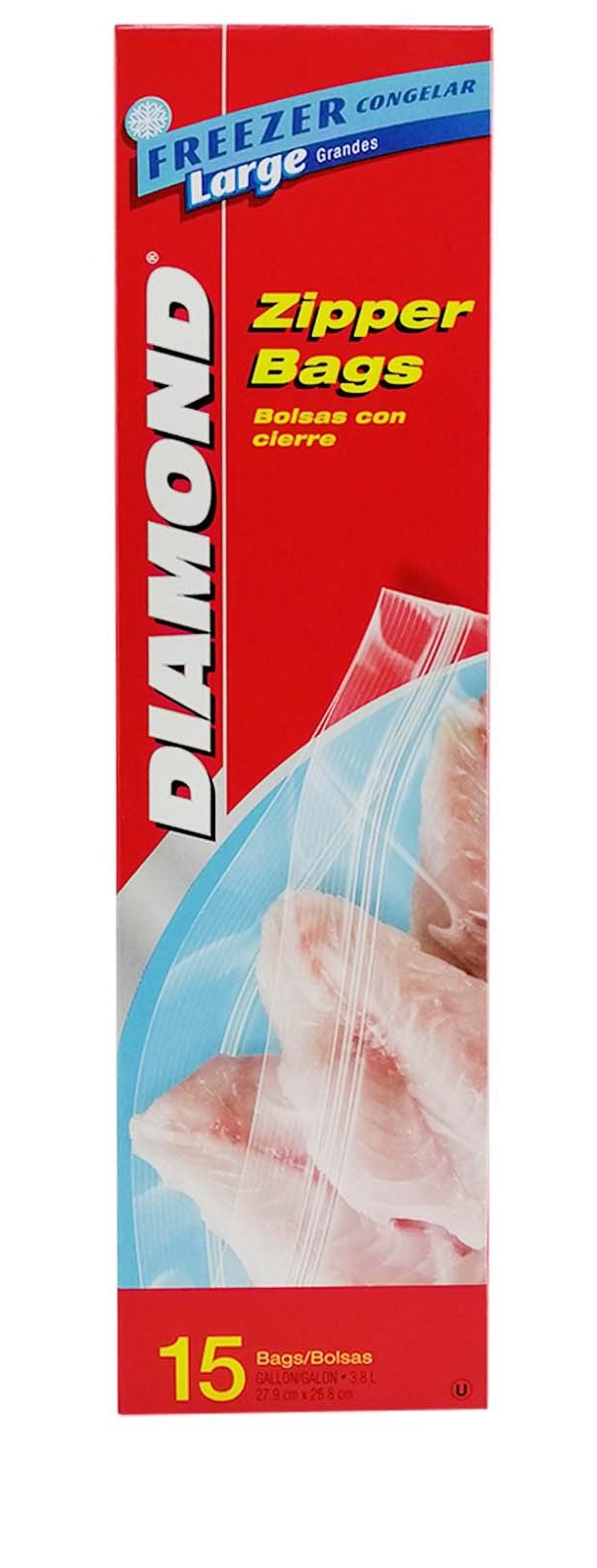 Diamond Large Freezer Bags