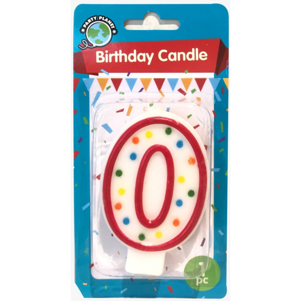 Numeral Candle "0" (unit)