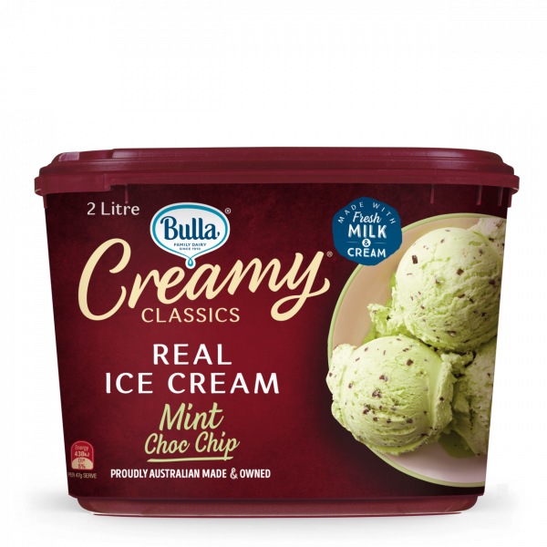 Bulla  Creamy Classics - Mint Choc Chip (EXPORT ONLY)